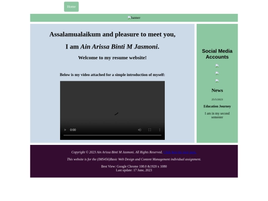 ain resume/Resume-web/home screenshot
