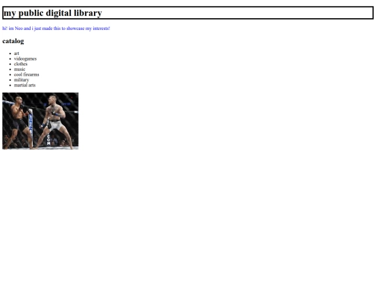index screenshot