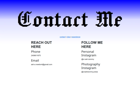 contact screenshot