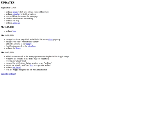 posts/updates screenshot