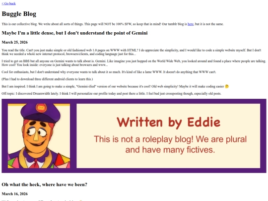 simple/blog screenshot