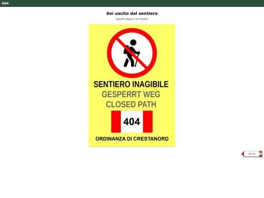 pages/sezioni screenshot