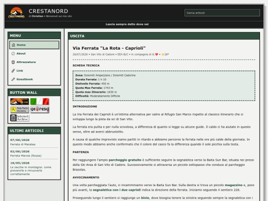 uscite/via_ferrata_dei_caprioli screenshot