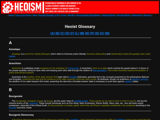 glossary screenshot