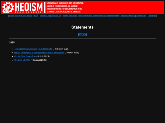 statements screenshot