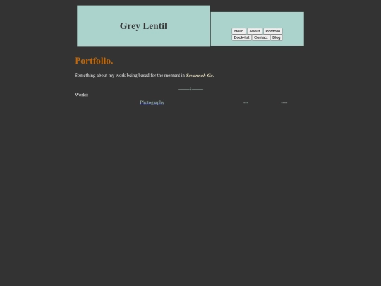 portfolio screenshot