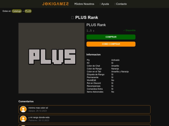 PLUS screenshot