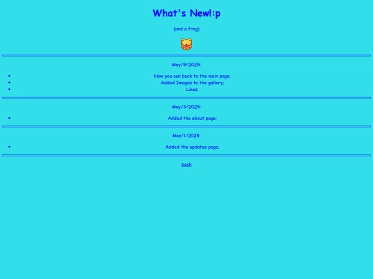 Updates screenshot