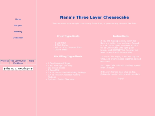 Recipes/3Layer-Cheesecake screenshot