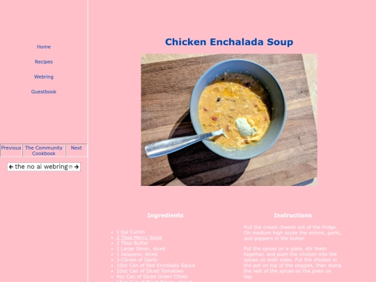 Recipes/Enchalada-Soup screenshot