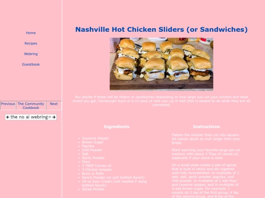 Recipes/Hot-Chick screenshot