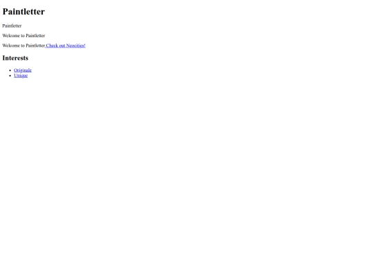 index screenshot