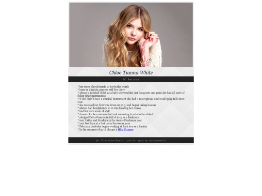 chloebio screenshot