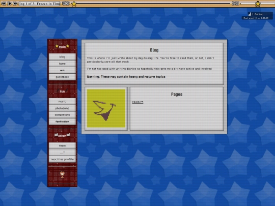 blog screenshot