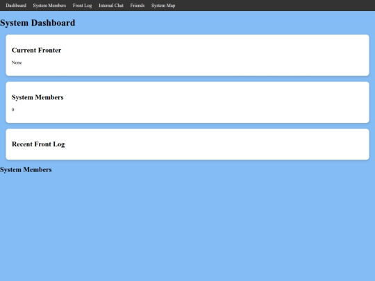 dashboard screenshot