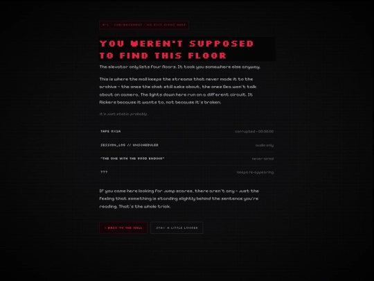 backrooms screenshot