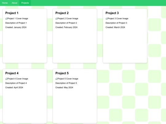 projects screenshot