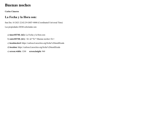 fecha modificada screenshot