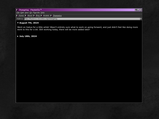 changelog screenshot