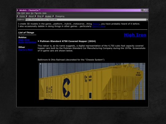 models screenshot