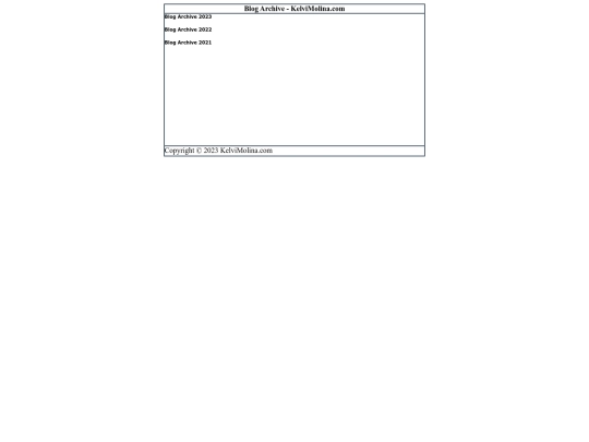 blog screenshot