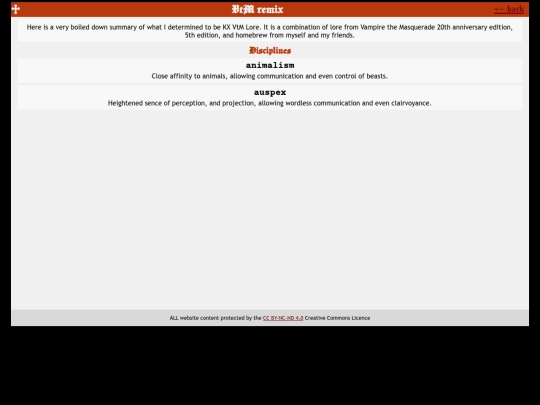 VTMremix/summary screenshot