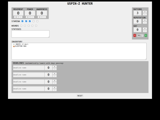 mutagenesis/play/uspinhunter screenshot