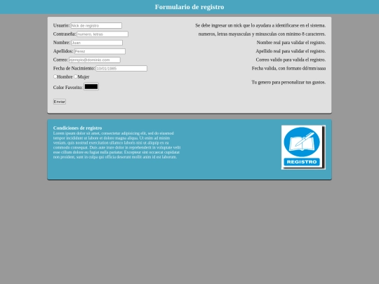 formulario screenshot