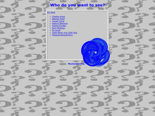 Characters screenshot