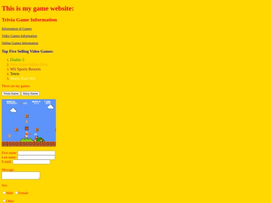 trivia screenshot