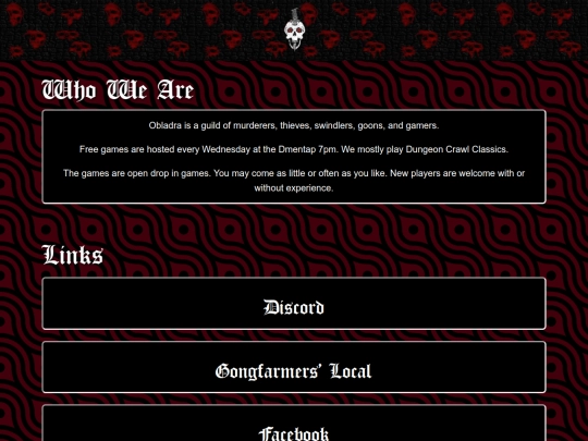 socials screenshot