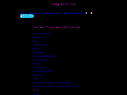 blog screenshot