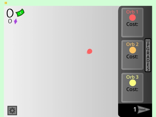 Simple idle game screenshot