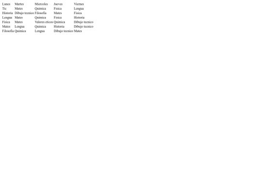 tablas screenshot
