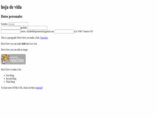 index screenshot
