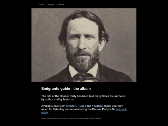 Emigrants_guide/Home screenshot