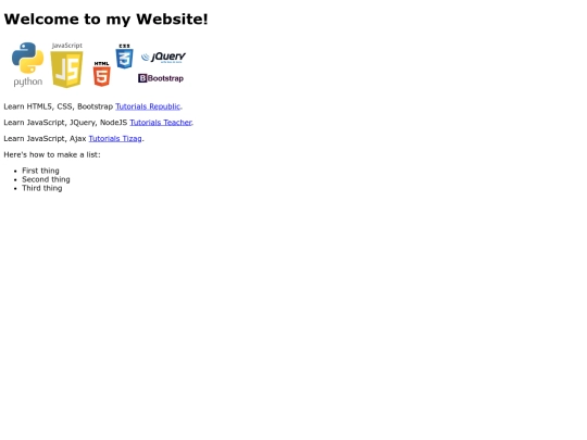 index screenshot