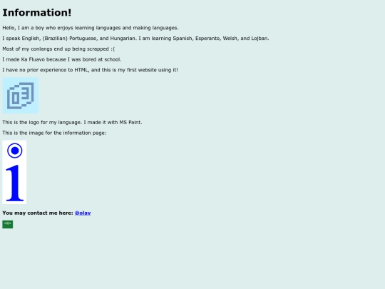 info screenshot