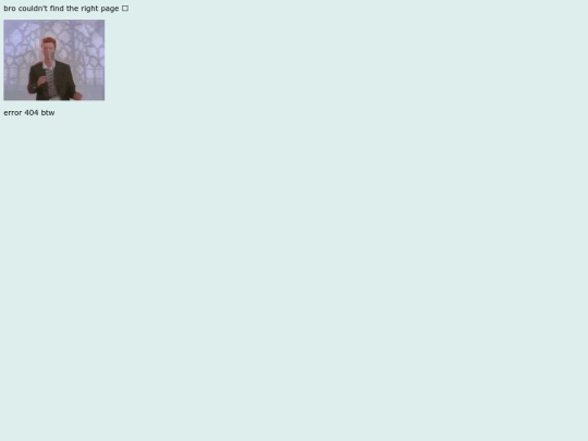 not_found screenshot