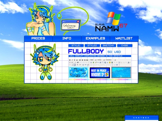 commissions/prices/chibi screenshot