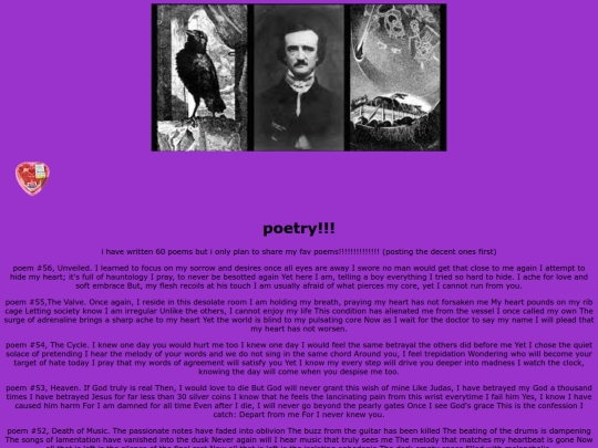 poetry screenshot