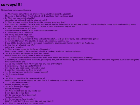 survey screenshot