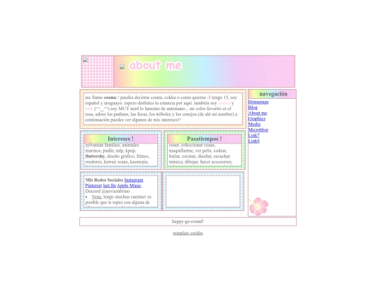 aboutme screenshot