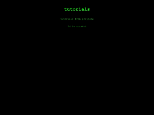 pages/tutorials screenshot