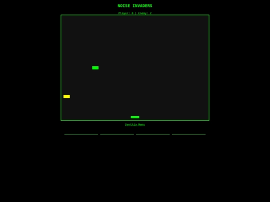 synthia/NoiseInvaders03 screenshot