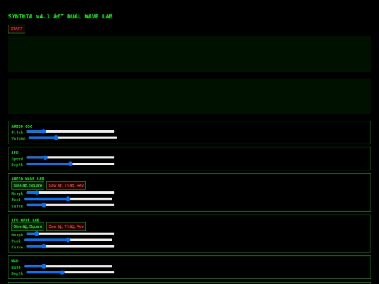 synthia/SynthiaWaveShaper5 screenshot