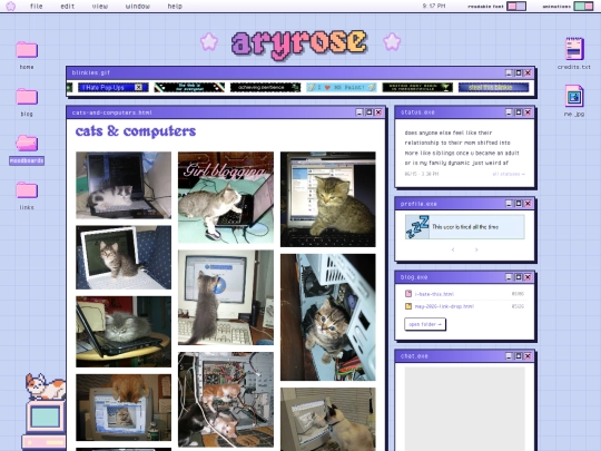 moodboards/cats-and-computers screenshot