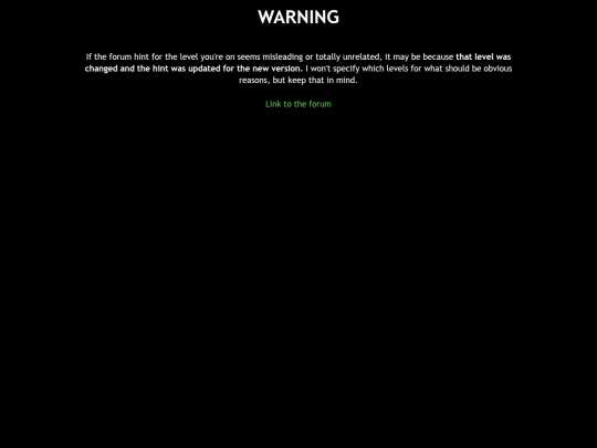 forumwarning screenshot