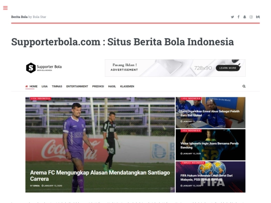 supporterbola-situs-berita-bola-indonesia screenshot