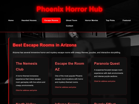 escape-rooms screenshot